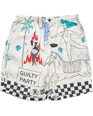 Wacko Maria Patterned Type-5 Shorts - White