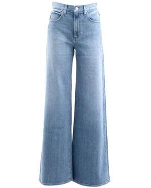 PAIGE Wide-Leg Jeans - Blue