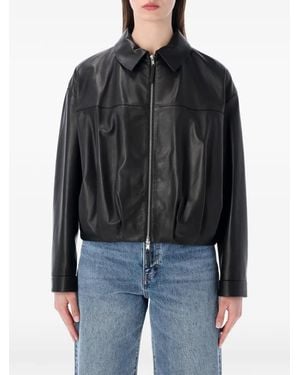 S.W.O.R.D Veste Bomber À Coupe Crop - Black