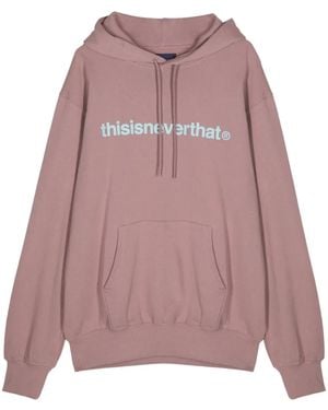 thisisneverthat Hoodie Mit T-Logo - Pink