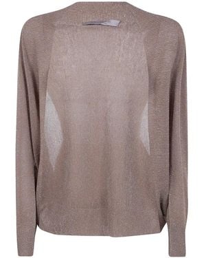 D.exterior Lurex-Embellishment Cardigan - Brown