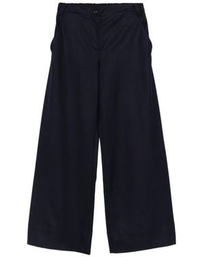 Hemisphere Button Pants - Blue
