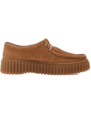 Clarks Torhill Bee Derby-Schuhe Mit Plateau - Braun