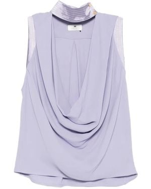 Elisabetta Franchi Elegant Blouse For Ss26 - White