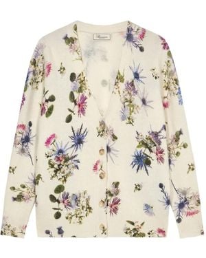 Blumarine Cardigan Mit Perlen - Natur