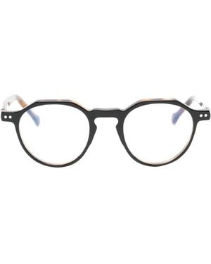 Lesca Gafas Con Montura Redonda - Negro