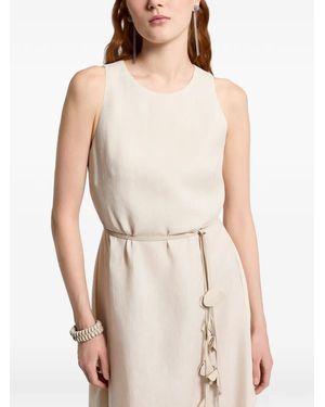 Peserico Aurea Sleeveless Dress - Natural
