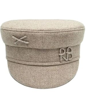 Ruslan Baginskiy Monogram Baker Boy Cap - Grey