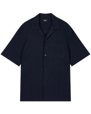 Studio Tomboy X Pleated Pyjama Shirt - Blue