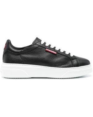 DSquared² Bumper Leather Trainers - Black