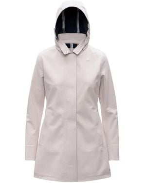 K-Way Mathy Bonded Hooded Jacket - Pink