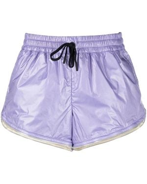 Moncler Grenoble Drawstring Track Shorts - Purple