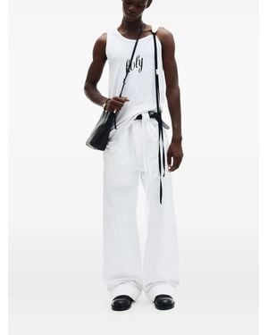 Ann Demeulemeester Michael パンツ - ホワイト