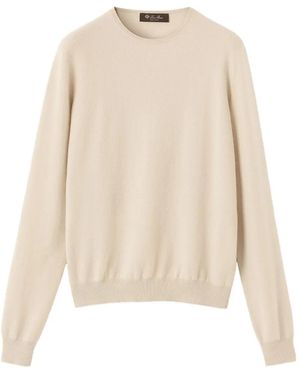 Loro Piana Jersey Con Cuello Redondo - Neutro
