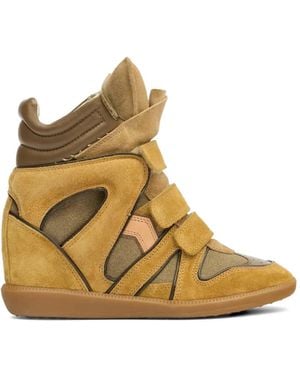 Isabel Marant Bekett Suède Sneakers - Naturel