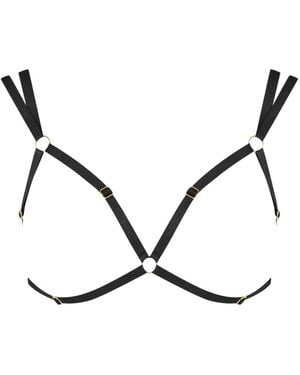Scandale Soutien-Gorge Parure Signature À Bonnets Ouverts - Natural