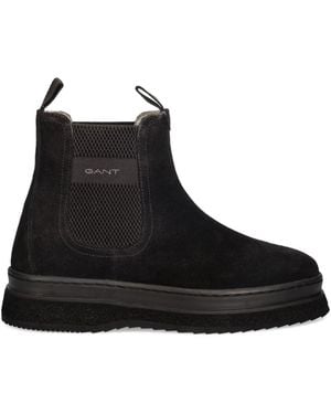 GANT Sistown Pull-Tab Platform Boots - Black