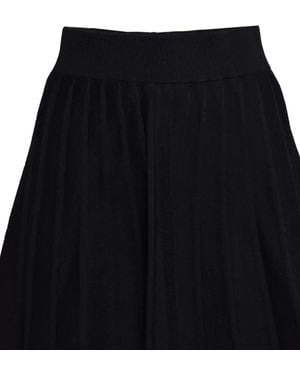MC2 Saint Barth Minigonna Plissettata - Nero