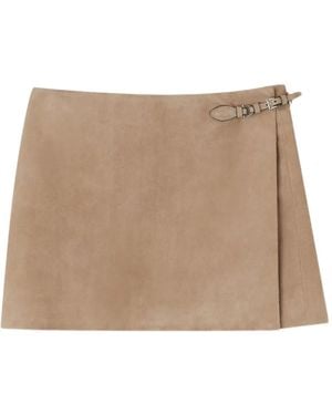 Ermanno Scervino バックル ラップスカート - ナチュラル