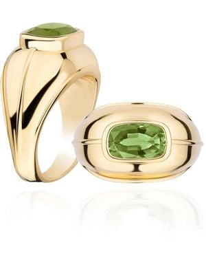 Goshwara G One Cushion-Cut Ring - Metallic