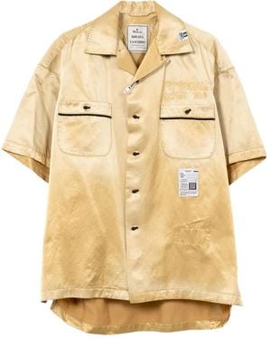 Maison Mihara Yasuhiro Short-Sleeve Shirt - Natural