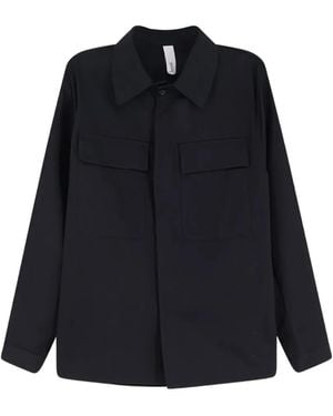 Hevò Specchiolla Patch-Pocket Shirt - Blue