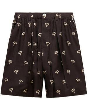 Marni Shorts Pigiama - Nero