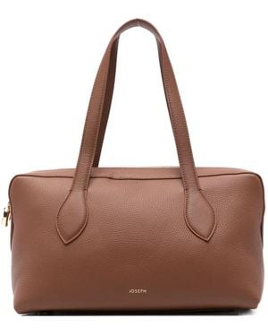 JOSEPH Leather Shoulder Bag - Brown