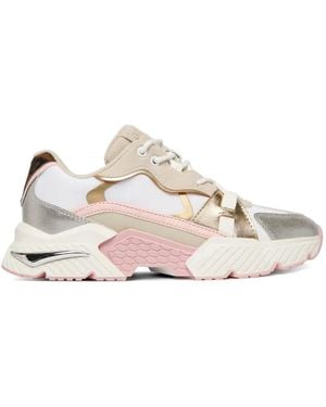 Guess Ciesta Panelled Trainers - Natural