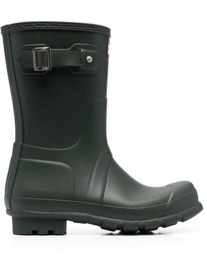 HUNTER Bottines De Pluie À Enfiler À Détail De Logo - Vert