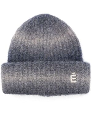 Etudes Studio Logo-Patch Beanie Hat - Grey