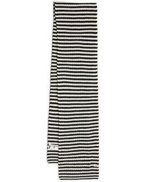 Marc O' Polo Striped Scarf - White