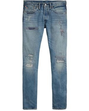 RRL Jean Claremont À Coupe Slim - Bleu