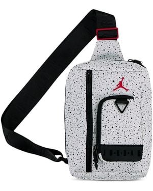 Nike Speckle-Print Messenger Bag - Black