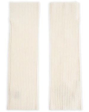 Lisa Yang Guantes De Canalé - Blanco