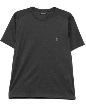 Stefano Ricci エンブロイダリー Tシャツ - ブラック