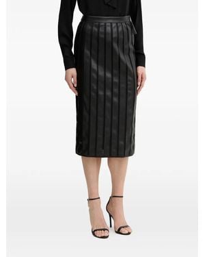 Silvian Heach Pencil Midi Skirt - Black