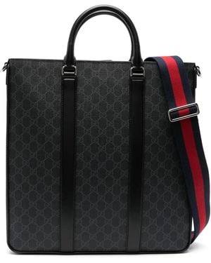 Gucci Gg Medium Shopping Bag - Black