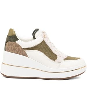 Michael Kors Emmy Wedge Sneaker - White