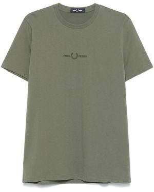 Fred Perry ロゴ Tシャツ - グリーン