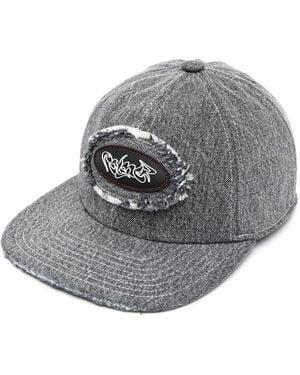Palmier Logo-Patch Cotton Cap - Grey