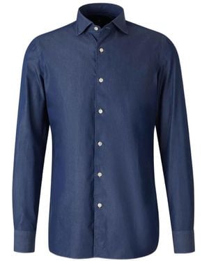 Luigi Borrelli Napoli Buttoned Shirt - Blue