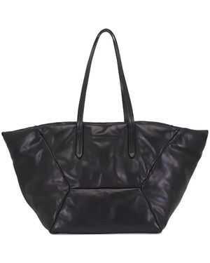 Brunello Cucinelli Medium Duo Paneled Tote Bag - Black