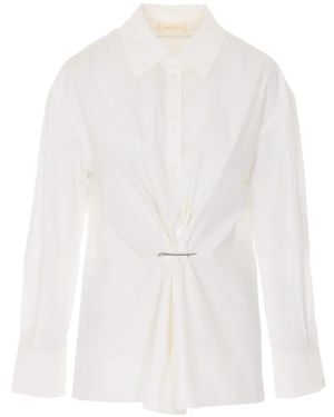 Twinset Long-Sleeve Buttoned Shirt - White