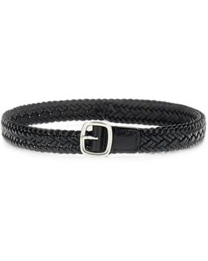 Hereu Braided Leather Belt - White