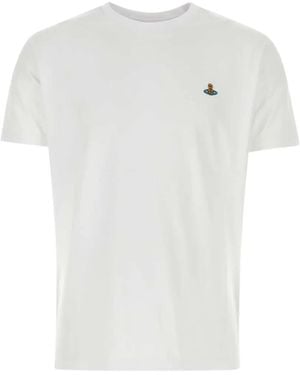Vivienne Westwood Orb-Embroidered T-Shirt - White