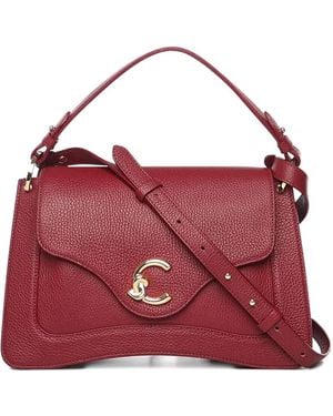 Coccinelle ロゴエンブロイダリー ショルダーバッグ - レッド