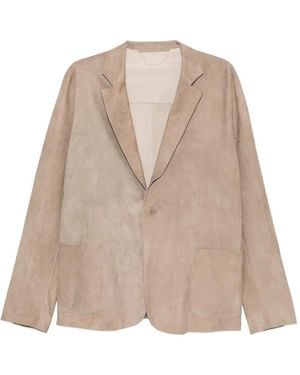 Salvatore Santoro Pocket Leather Jacket - Natural