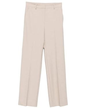 Antonelli Pantalones Rectos Robinia Con Pinzas - Blanco