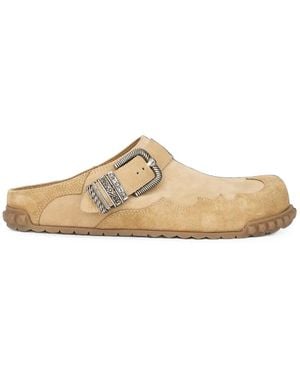 Ash Texas Mules Mit Schnalle - Weiß